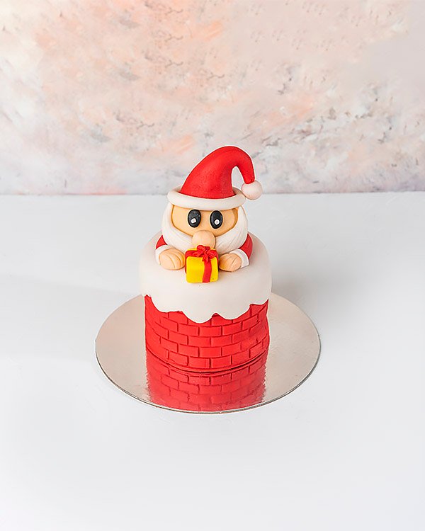 Santa in Chimney Cake by NJD