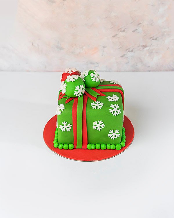 Christmas Gift Theme Cake by NJD