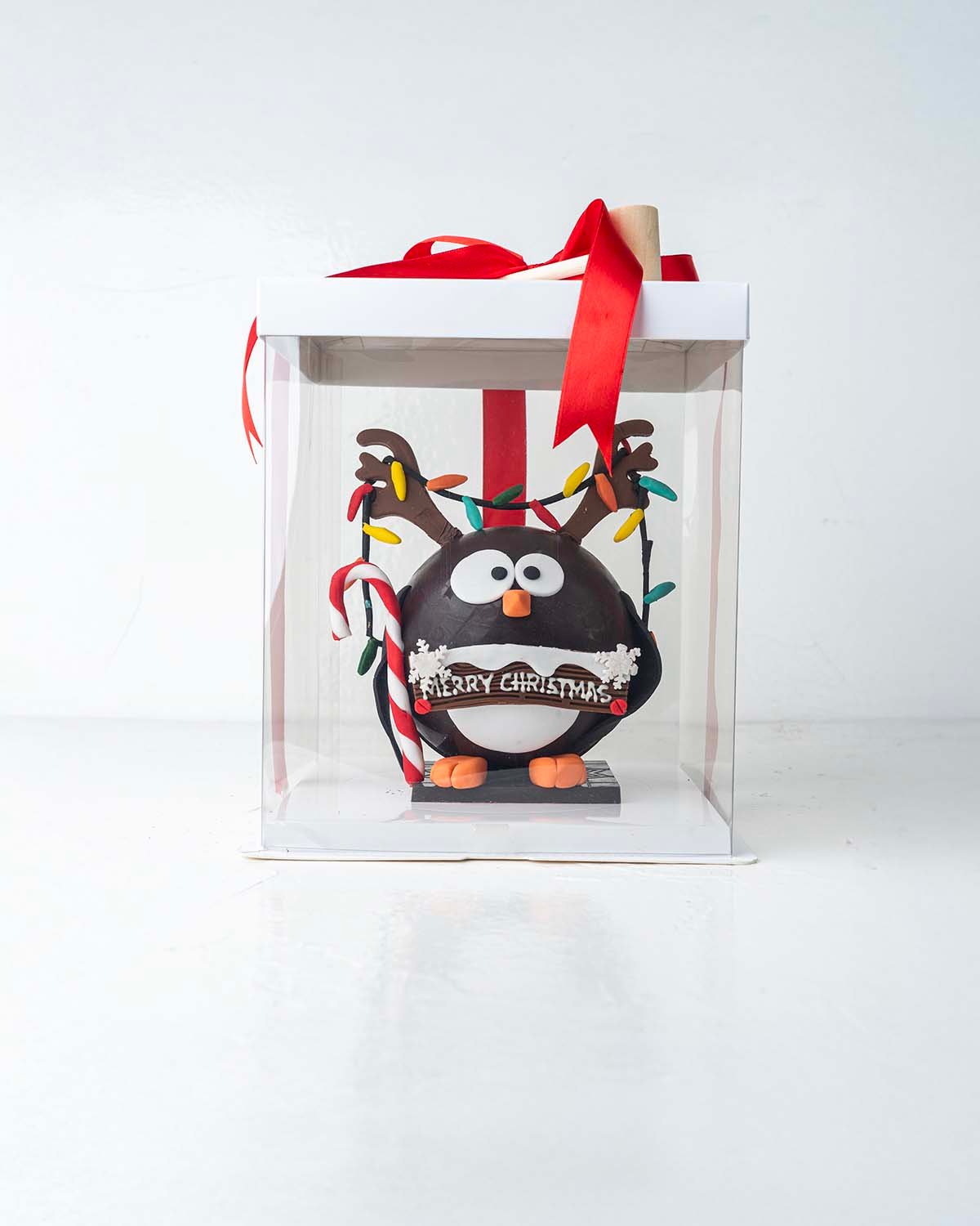 Penguin with Ribbons