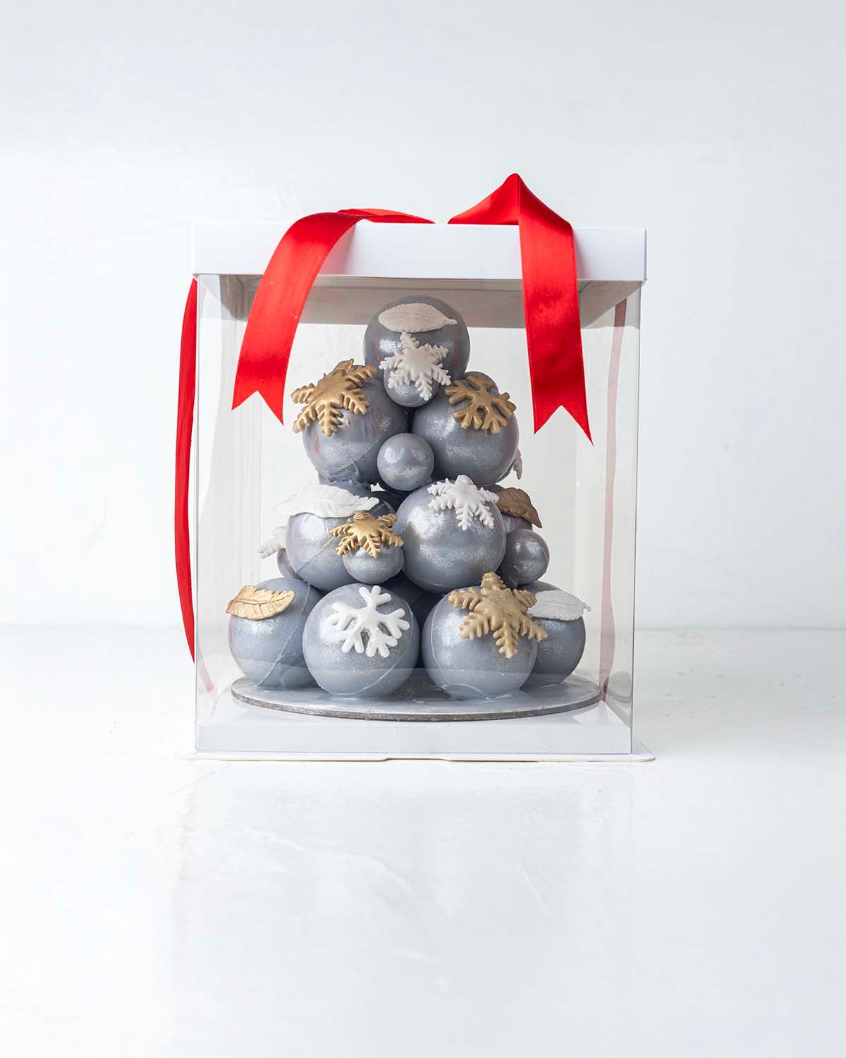 Small and Large Chocolate Bauble Tree