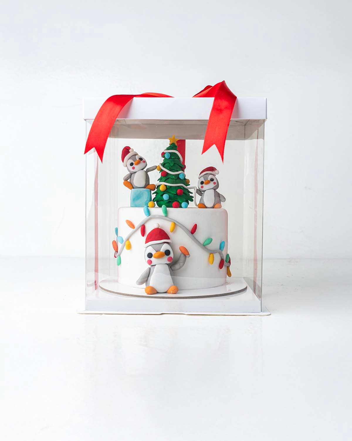 Penguin Theme Cake