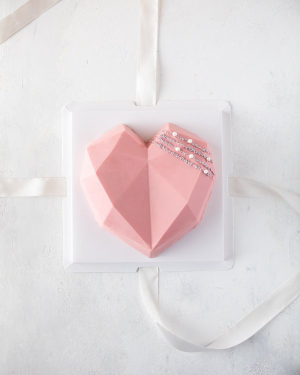3D Diamond Heart