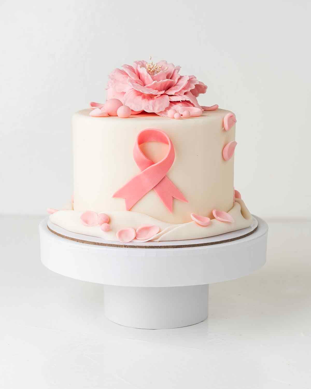 Bow of Hope Cake by NJD