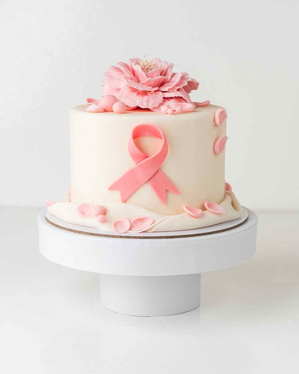 Bow of Hope Cake by NJD
