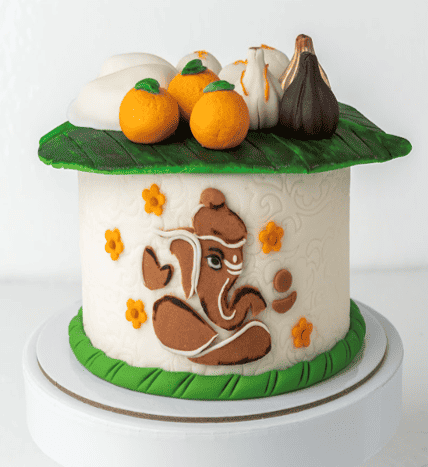 Ganpathi Meethai Theme Cake by NJD
