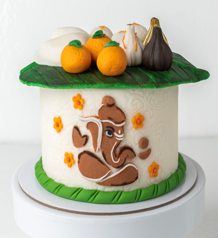 Ganpathi Meethai Theme Cake by NJD