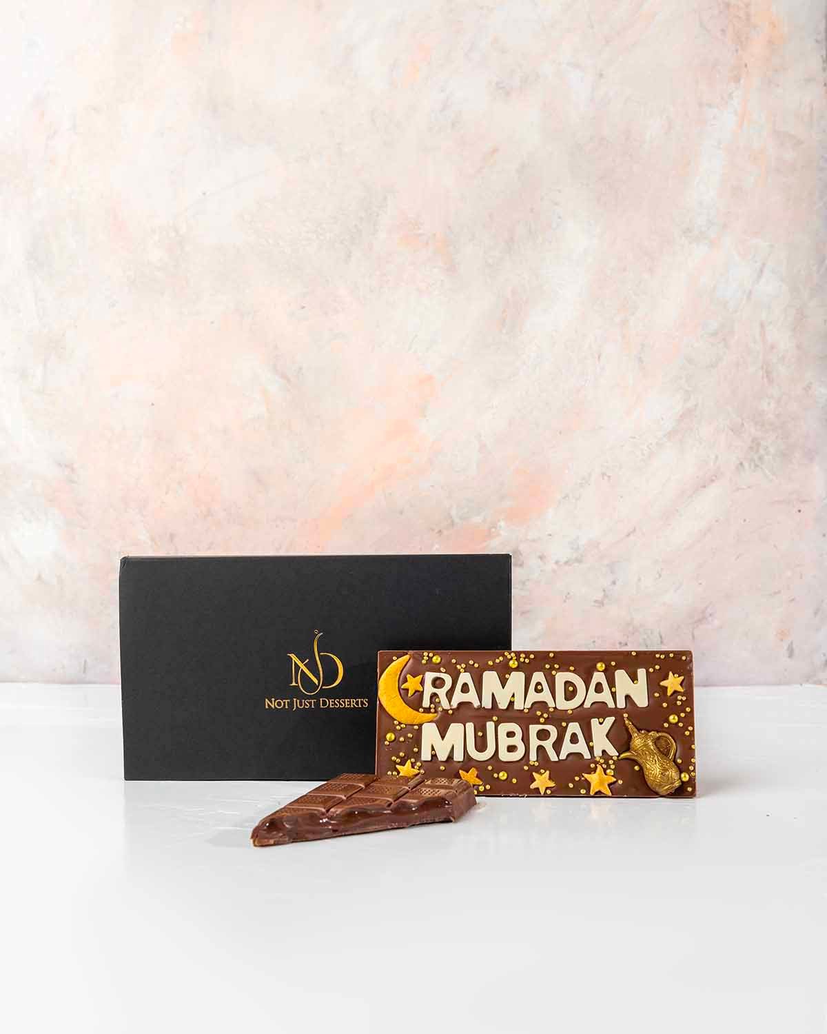 Ramadan Mubarak Chocolate Bar by NJD