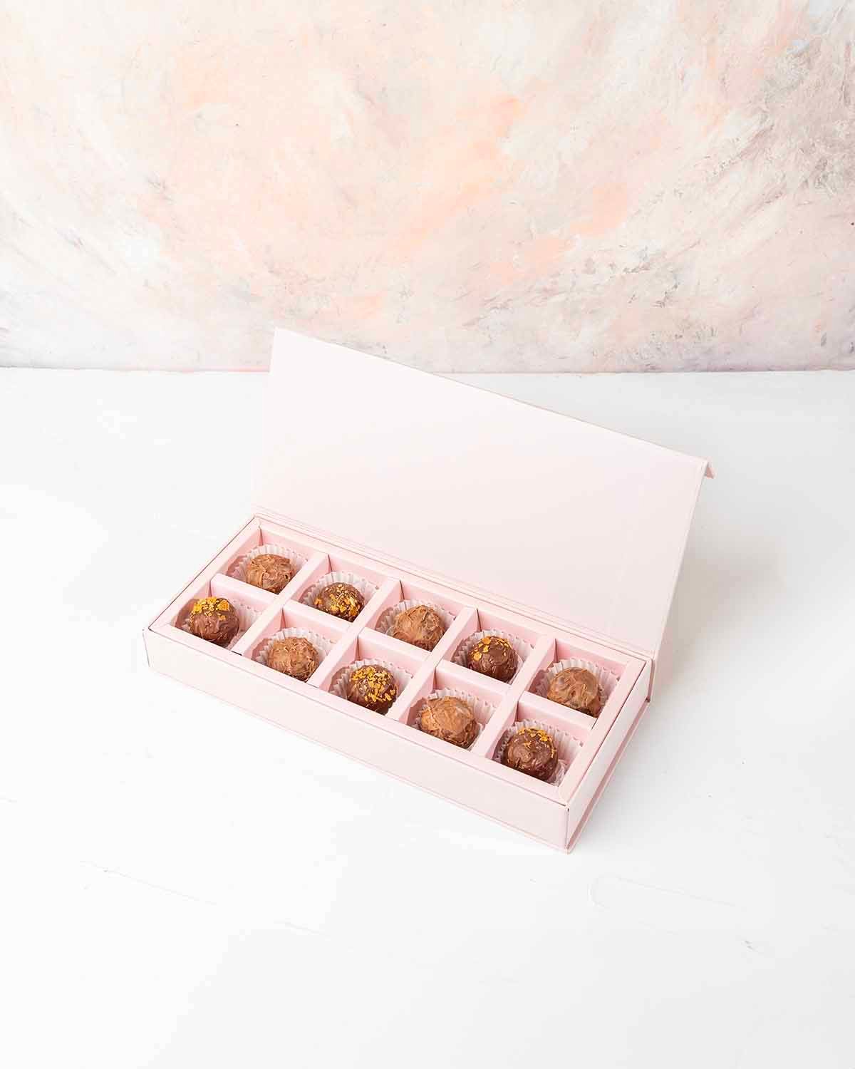 10 Assorted Milk Chocolate Truffles  by NJD