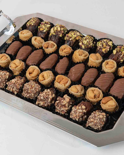 Dates and Baklawa Platter by NJD