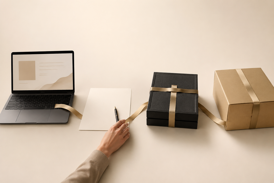 NJD Dubai corporate chocolate gift box