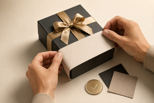 Approve corporate gift products, branding and packaging