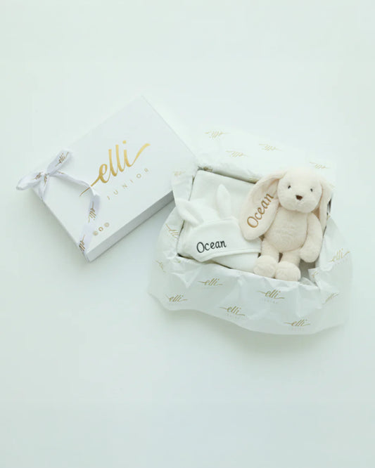 Tiny Hugs Gift Set- White (with Gift Box)