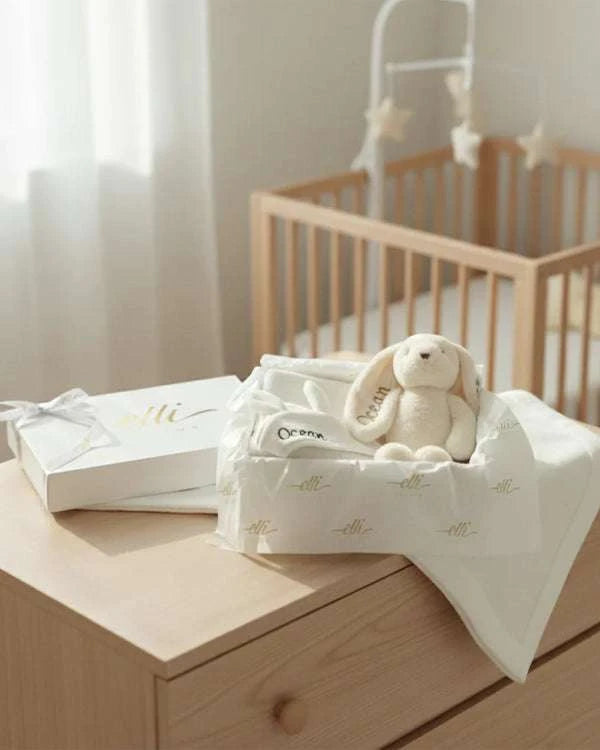 Tiny Hugs Gift Set- White (with Gift Box)