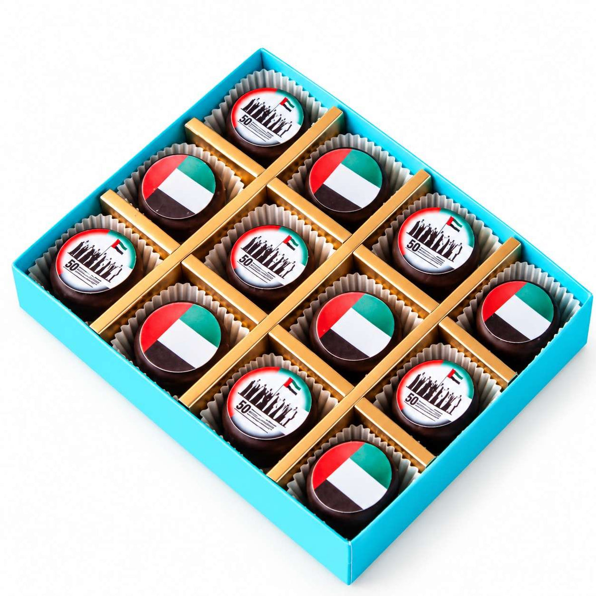 UAE National Flag Oreos 12pcs