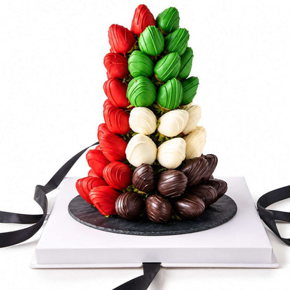 UAE National Flag Strawberries Tower
