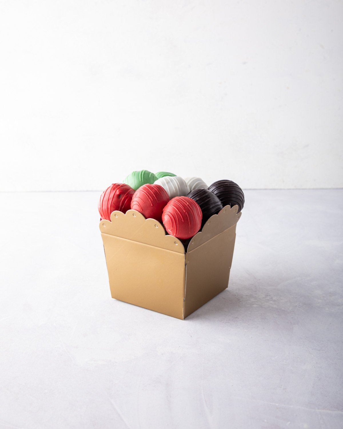 UAE flag cake pops