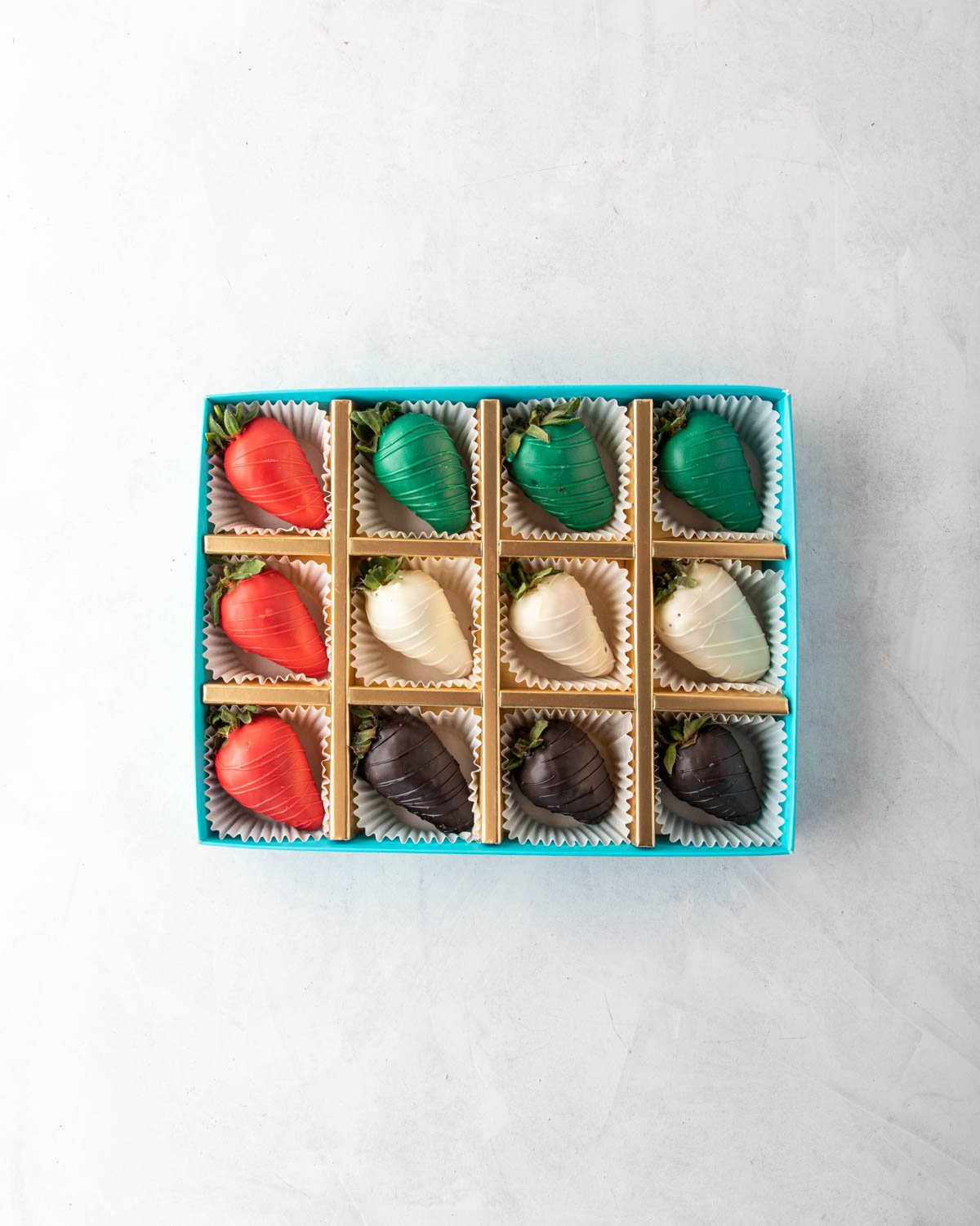 UAE flag Strawberries