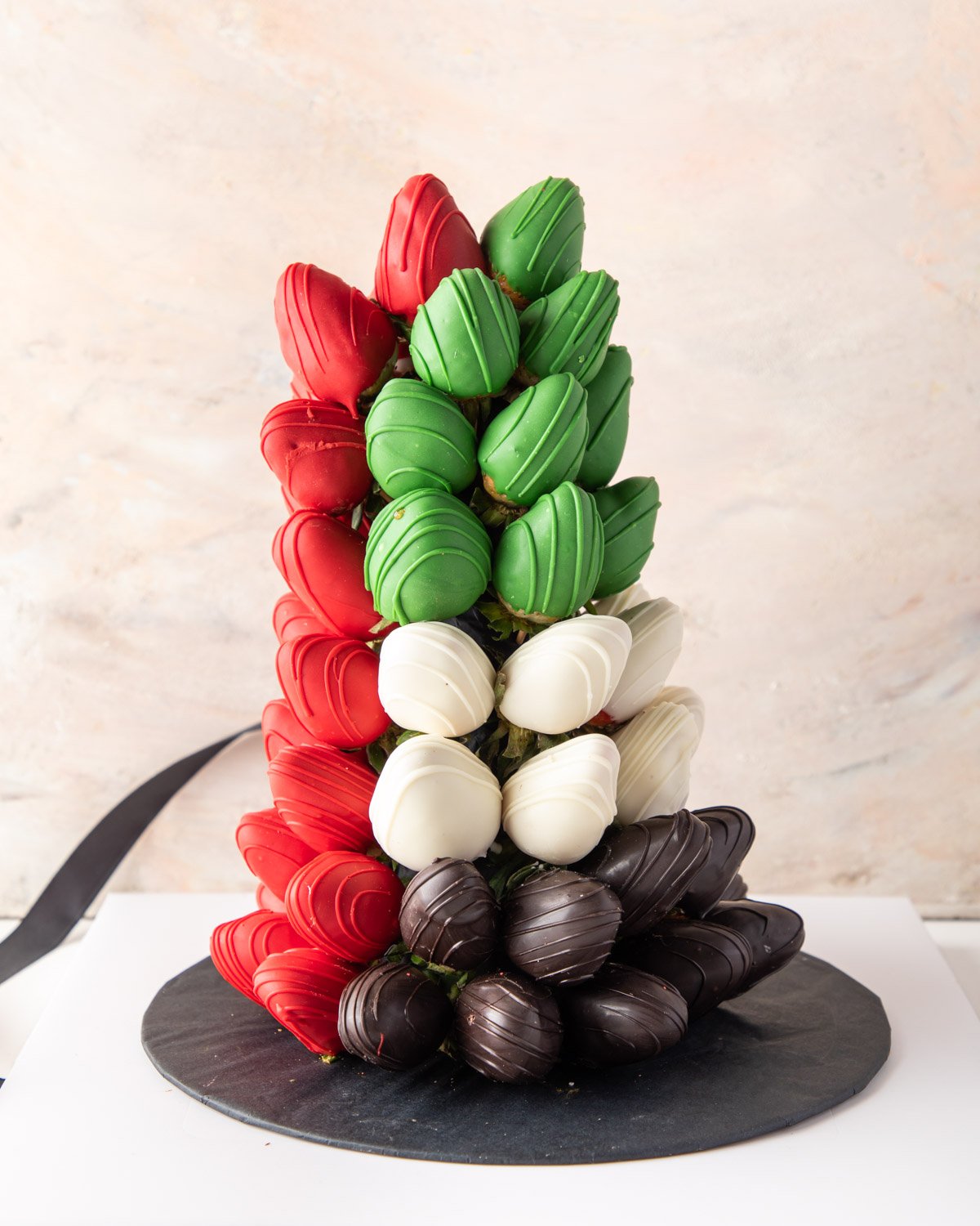 UAE National Flag Strawberries Tower
