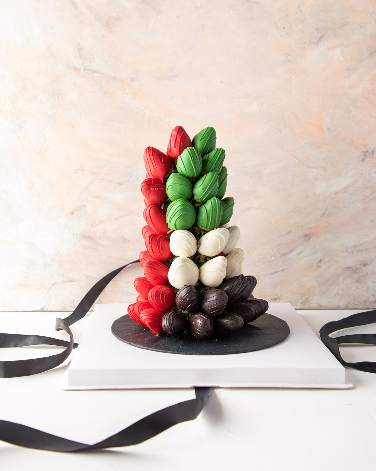 UAE National Flag Strawberries Tower