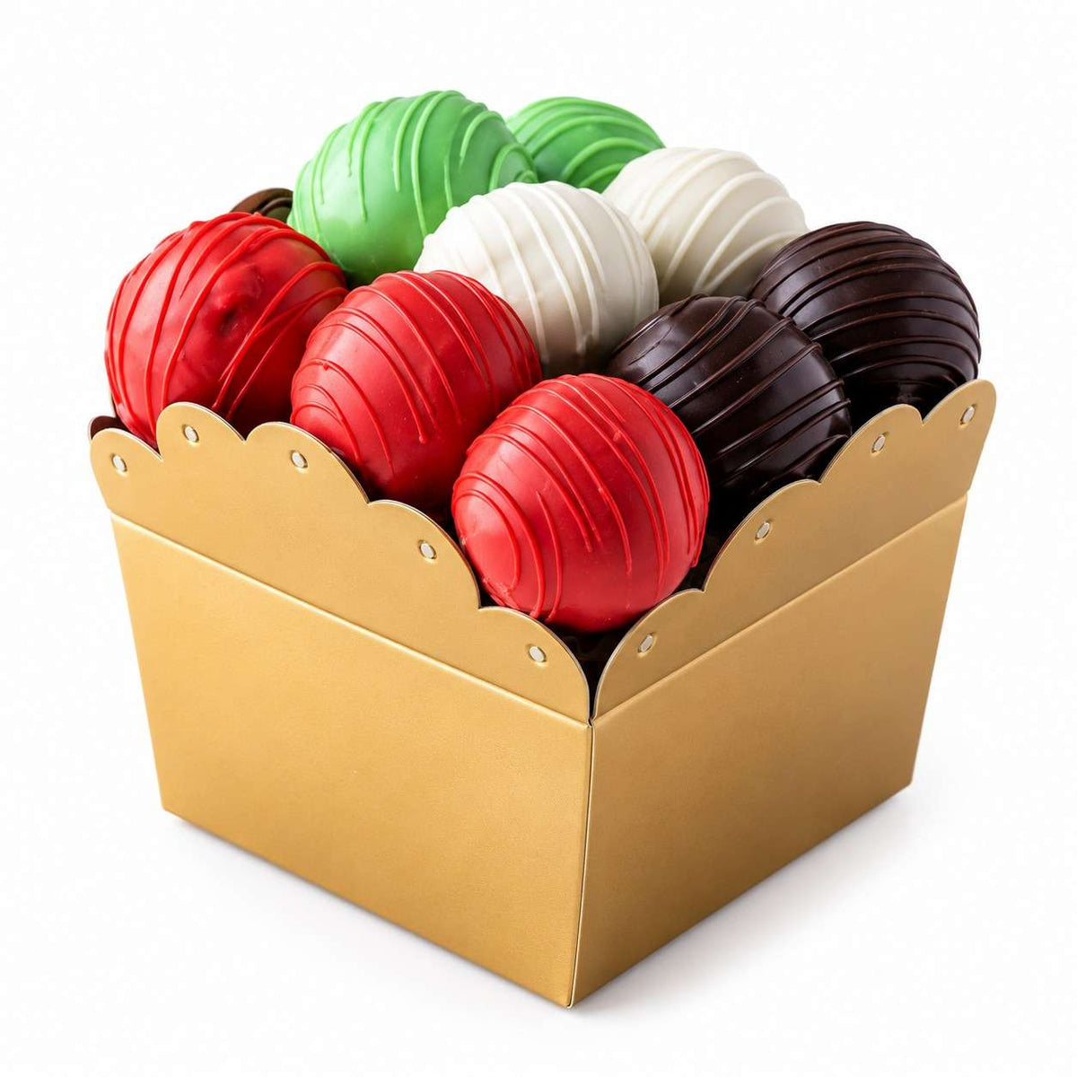 UAE flag cake pops