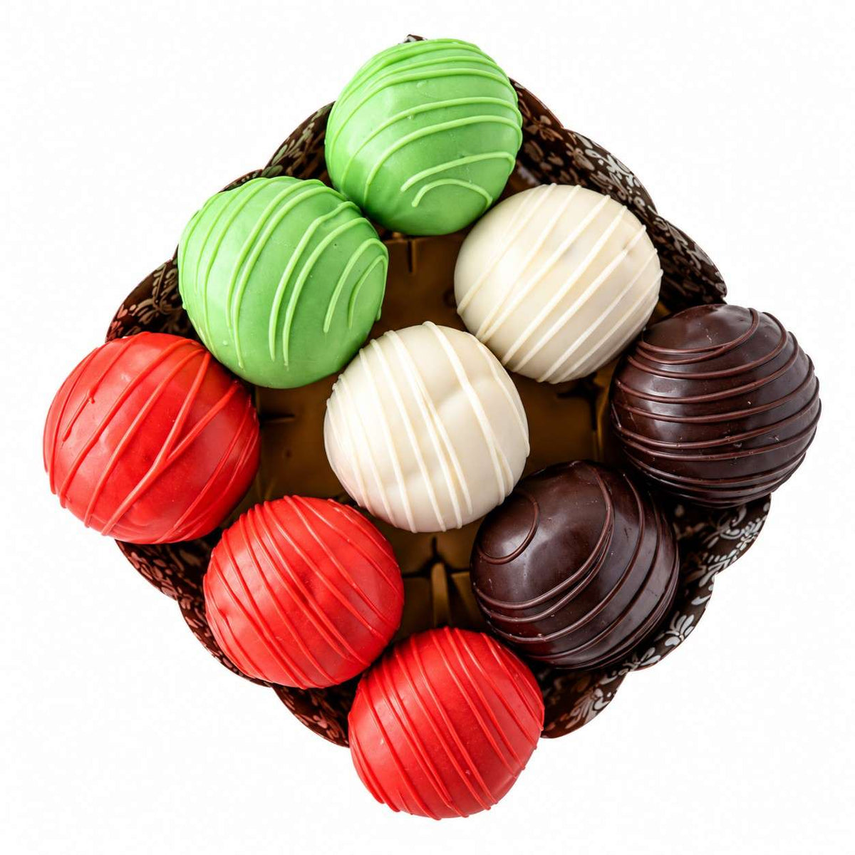 UAE flag cake pops