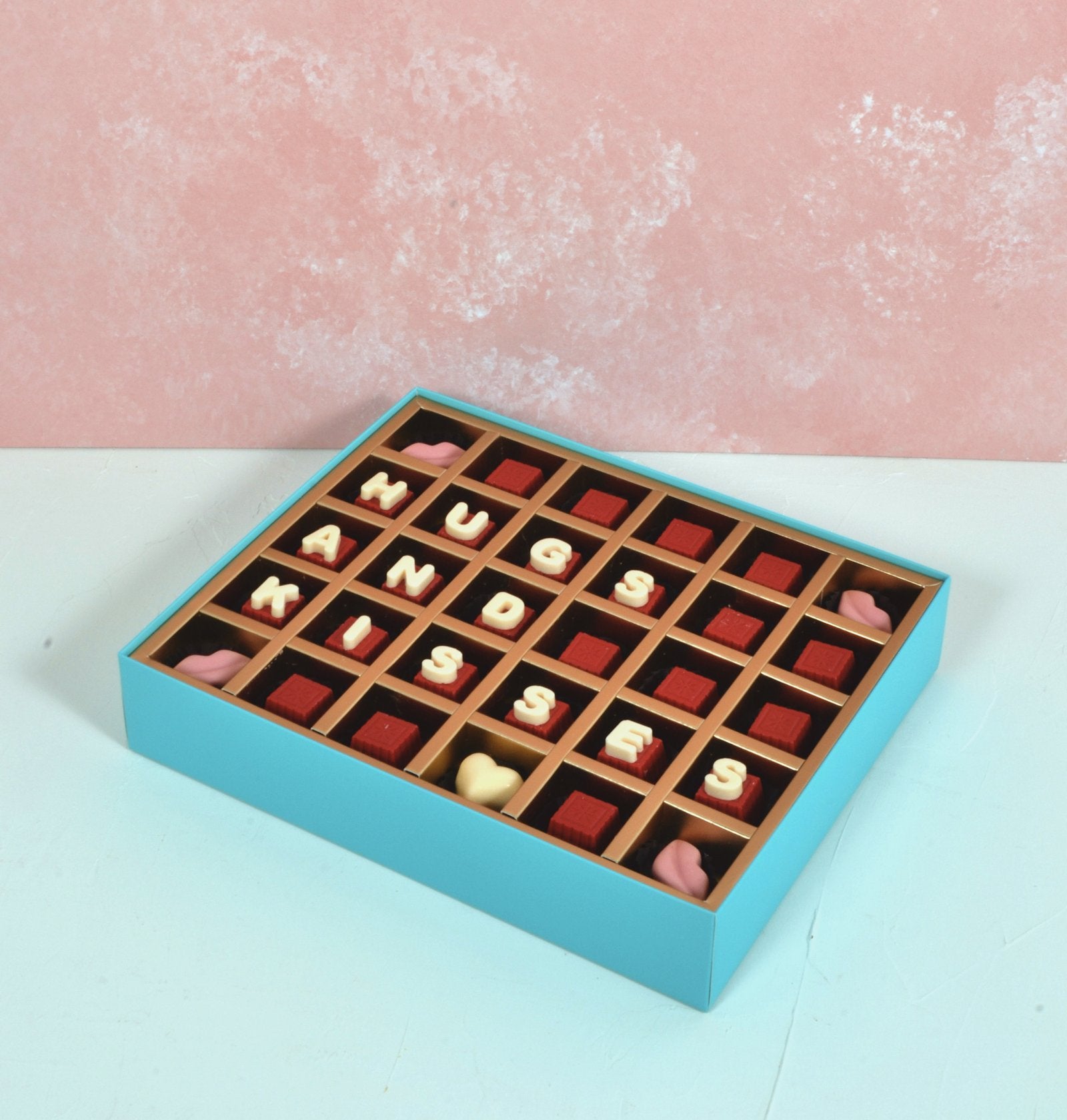 Valentines Chocolate Hugs and Kisses