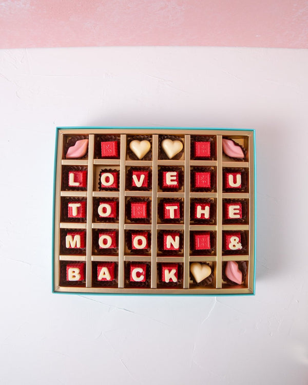 Valentines Chocolate  Moon & Back