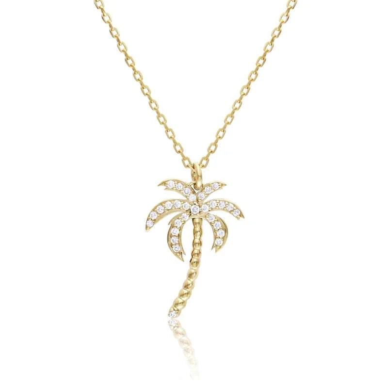 PALM DIAMOND NECKLACE by NJD