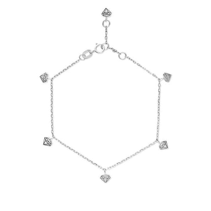 VEGA LOGO DIAMOND BRACELET by NJD