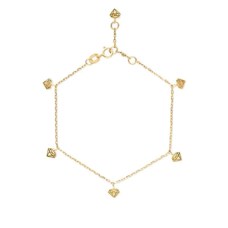 VEGA LOGO DIAMOND BRACELET by NJD