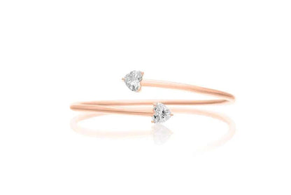 2 CT DIAMOND HEART BRACELET by NJD