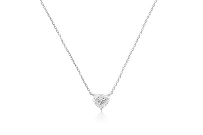 0.5 CT  HEART DIAMOND NECKLACE