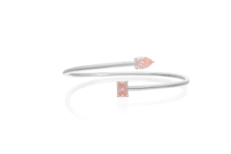 2 CT PINK DIAMONDS BRACELET by NJD