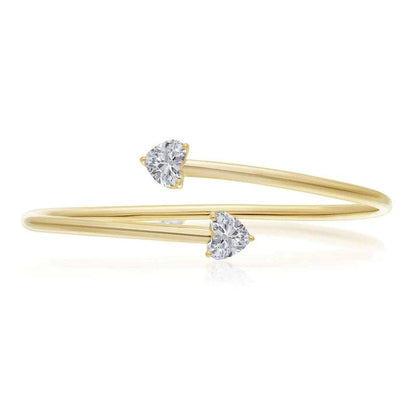 2 CT DIAMOND HEART BRACELET by NJD