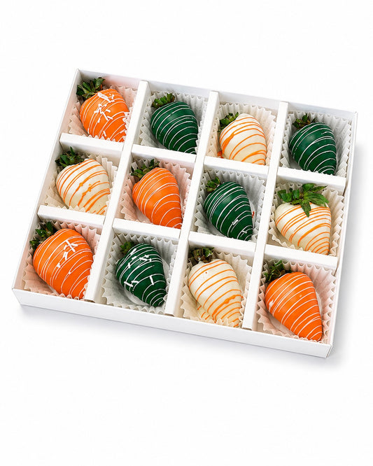 Two Flags One Celebration Strawberry Box (12pc)