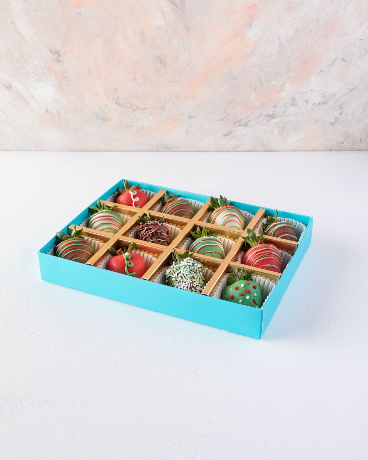 12pcs Christmas Strawberries