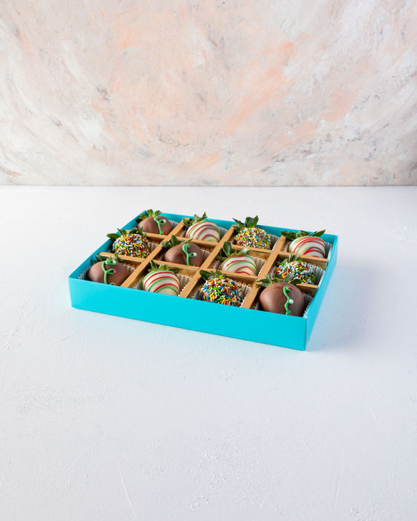 12pcs Xmas Chocolate Strawberry  by NJD
