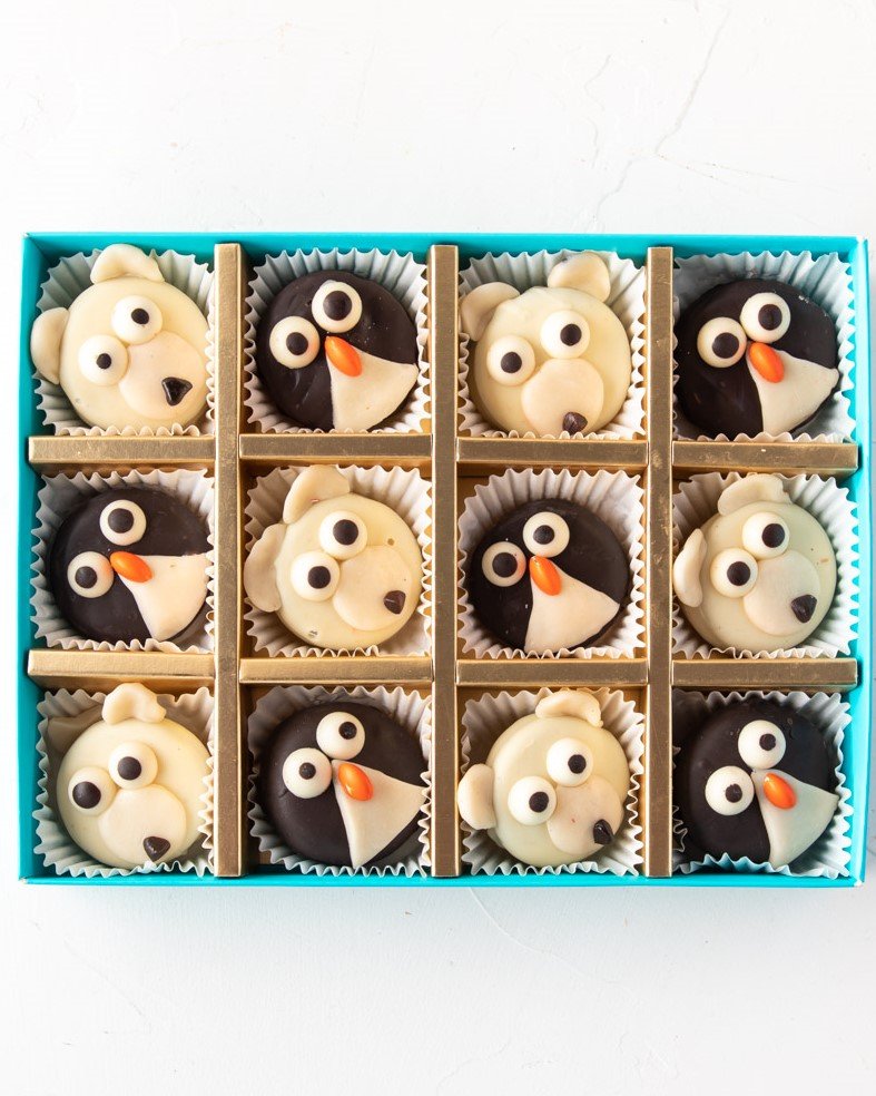 Penguin and Polar Bear Oreos by NJD