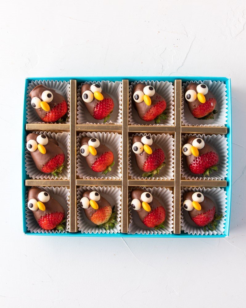 Chocolate Strawberry Penguins
