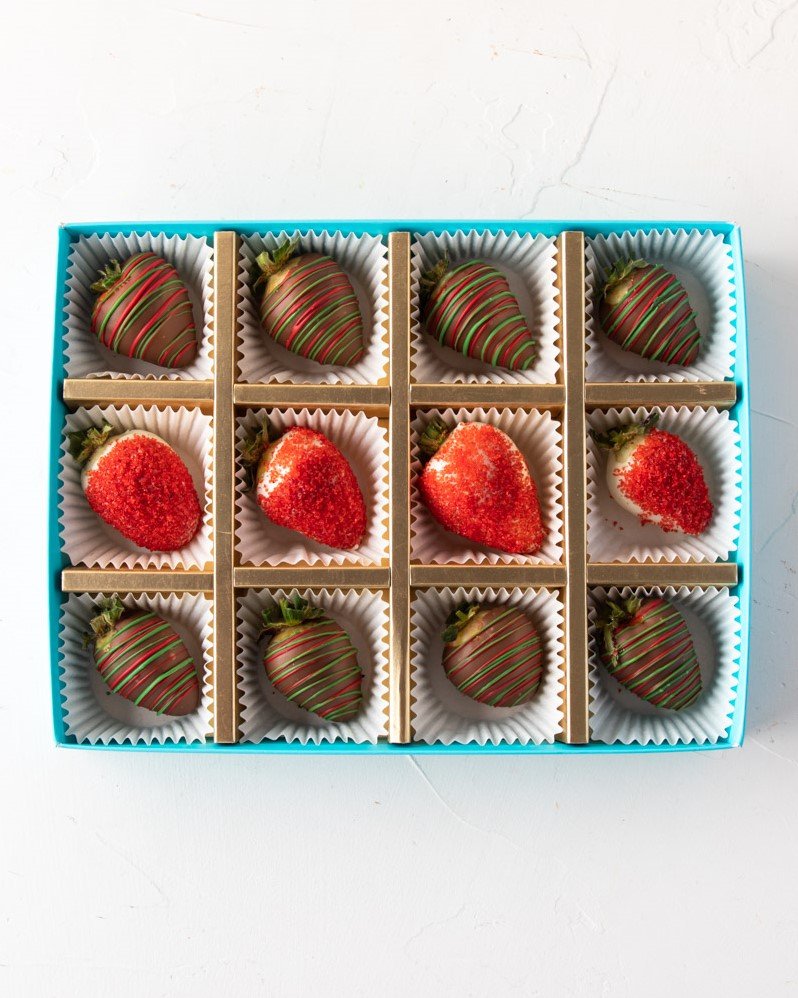 Christmas Theme Strawberries