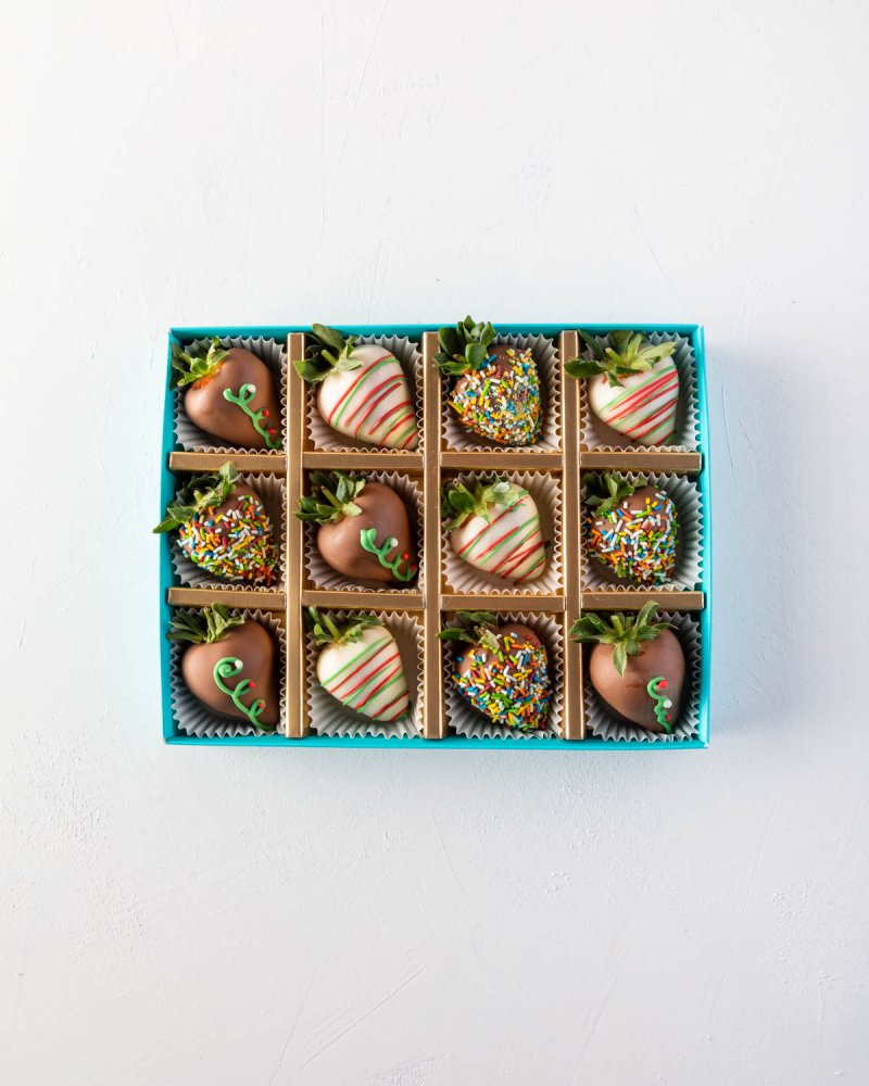 12pcs Xmas Chocolate Strawberry  by NJD - Image 4