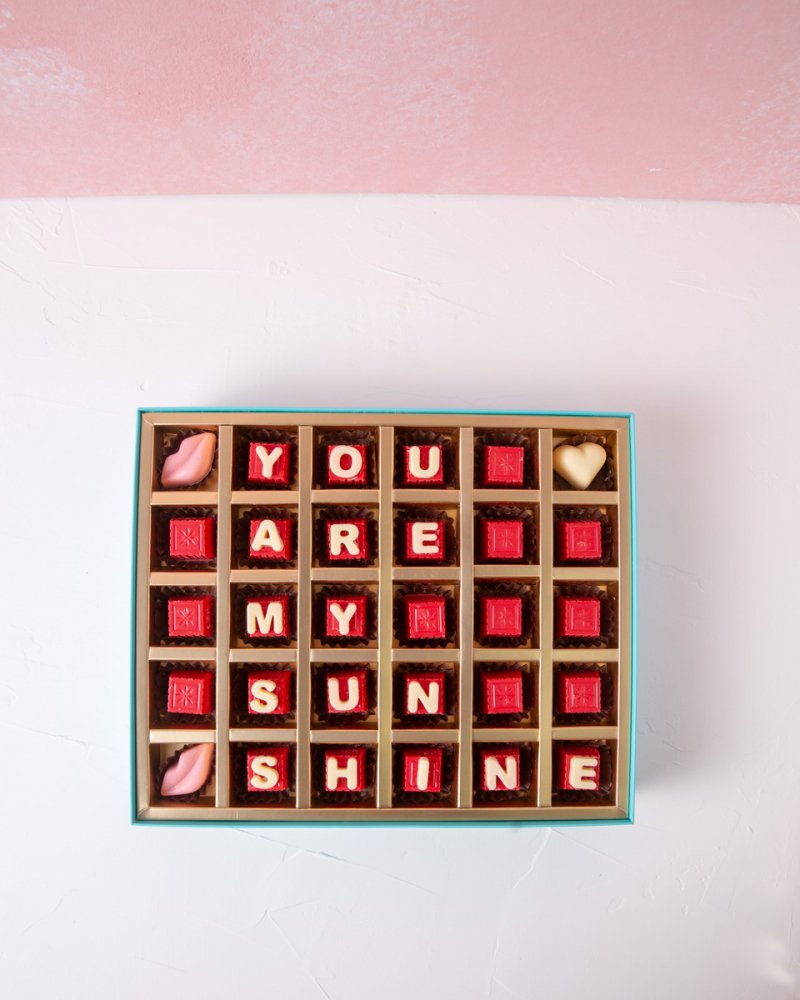 Valentines Chocolate  Sunshine Box - Image 2