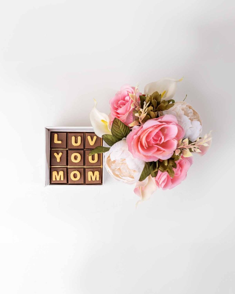 Faux Flowers and Chocolates Combo by NJD - Image 2