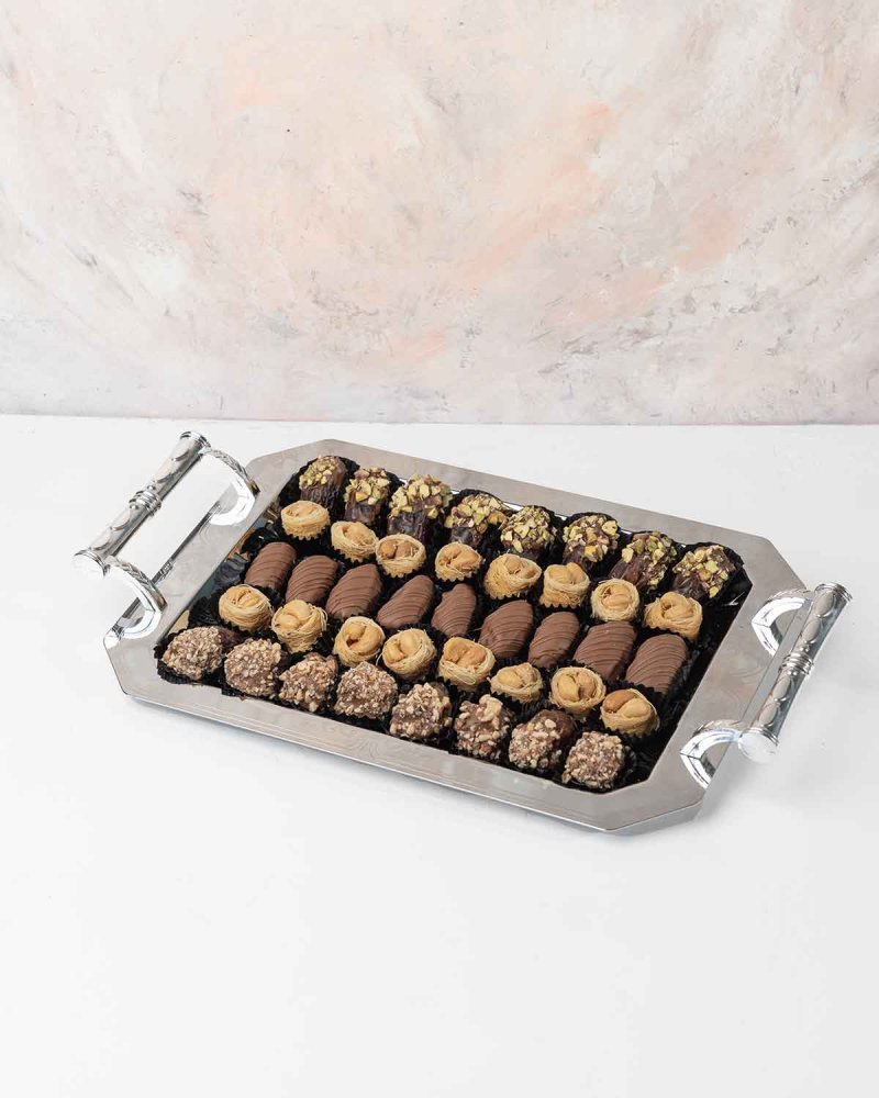 Dates and Baklawa Platter by NJD