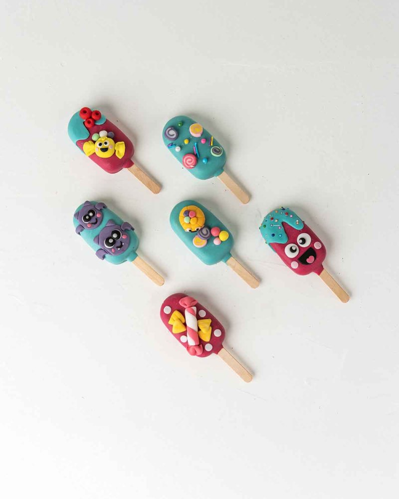 Cute Colorful Spooky Cakesicles - Image 2