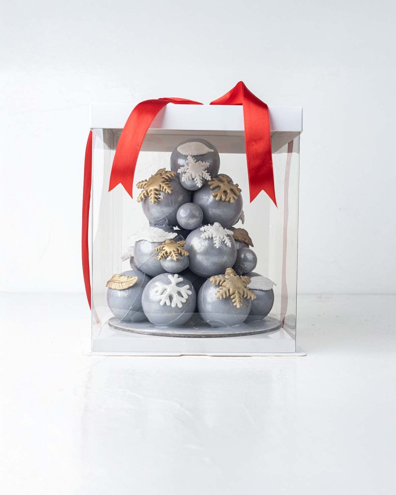 Small and Large Chocolate Bauble Tree - Image 3