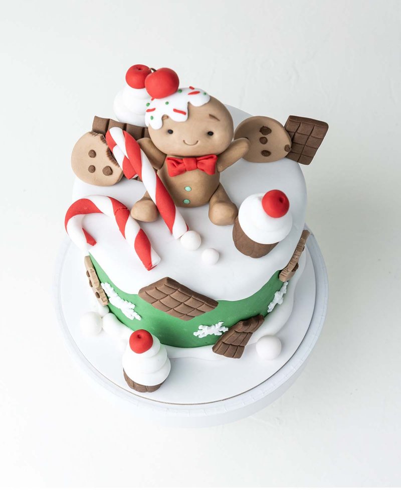 Gingerbread man cake - Image 3