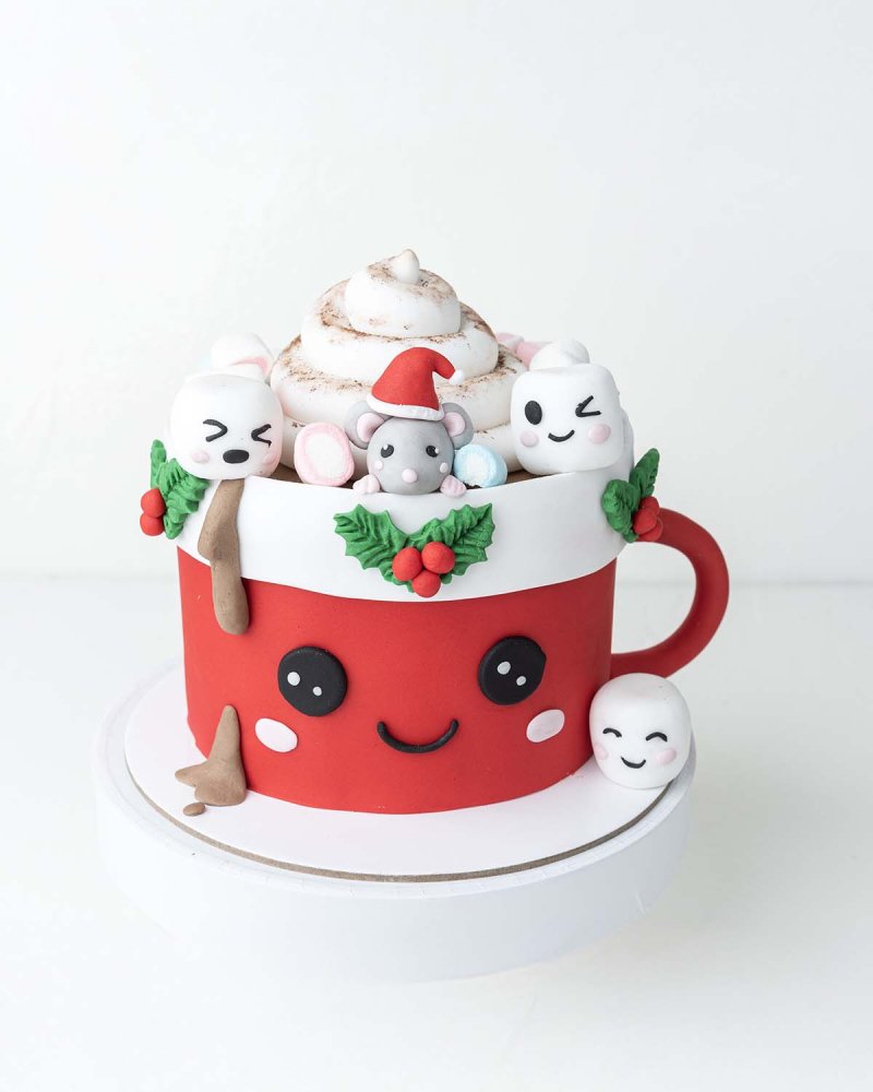 Hot Chocolate theme cake