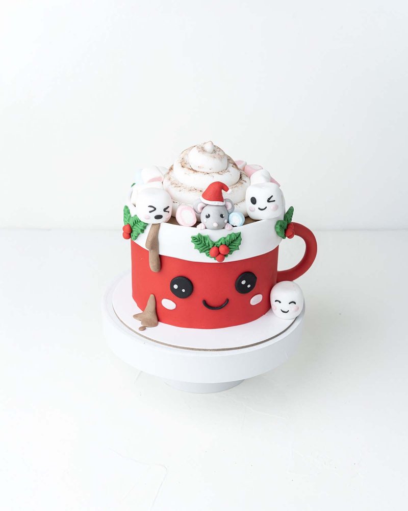 Hot Chocolate theme cake - Image 2