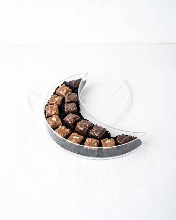 15 Milk and Dark Chocolate Cresent by Cravings Café